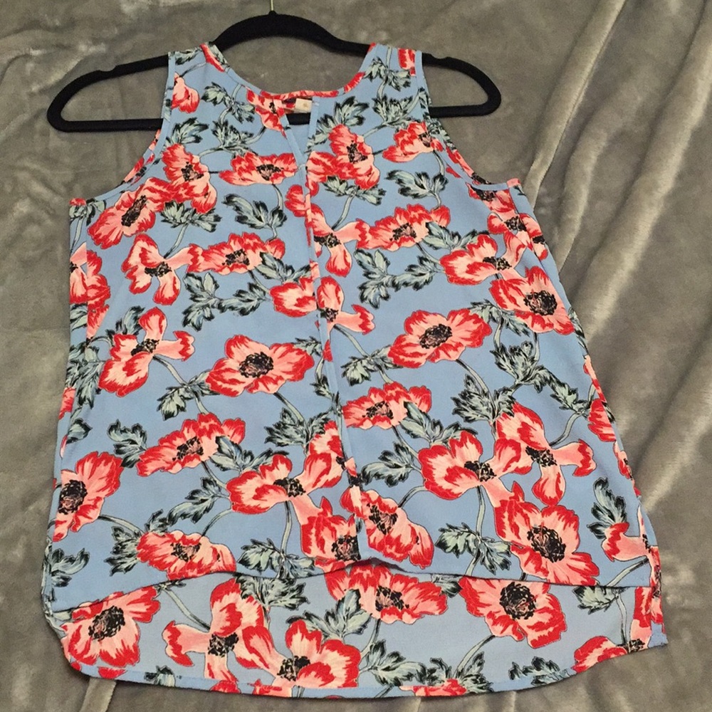 Floral Print Tank Top